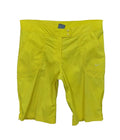 Nike Women's Bright Yellow Stretch Nylon Utility Golf Walking Shorts Pockets UK Size 12