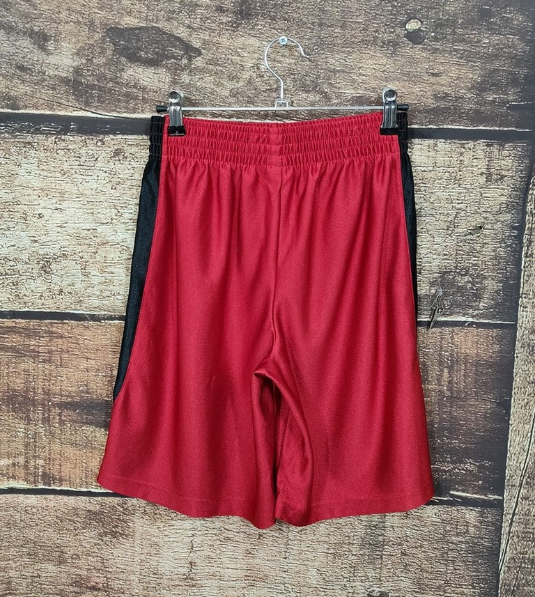 Reebok Kids Red Black Side Stripe Gym Shorts Athletic Size M 10-12 Medium Kids