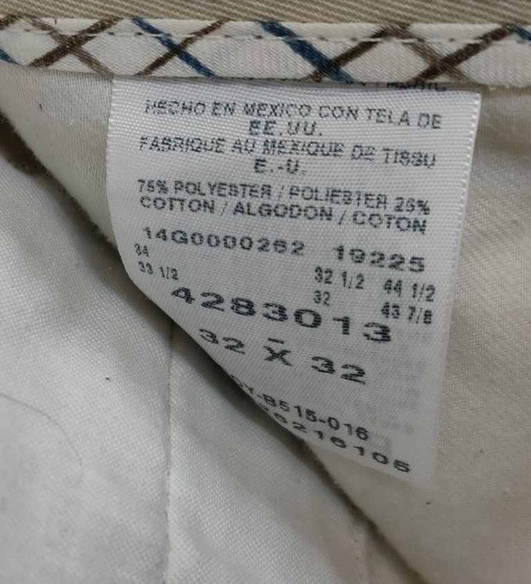Vintage Lee total Freedom Beige Chino Trousers W32 x L32 Rare