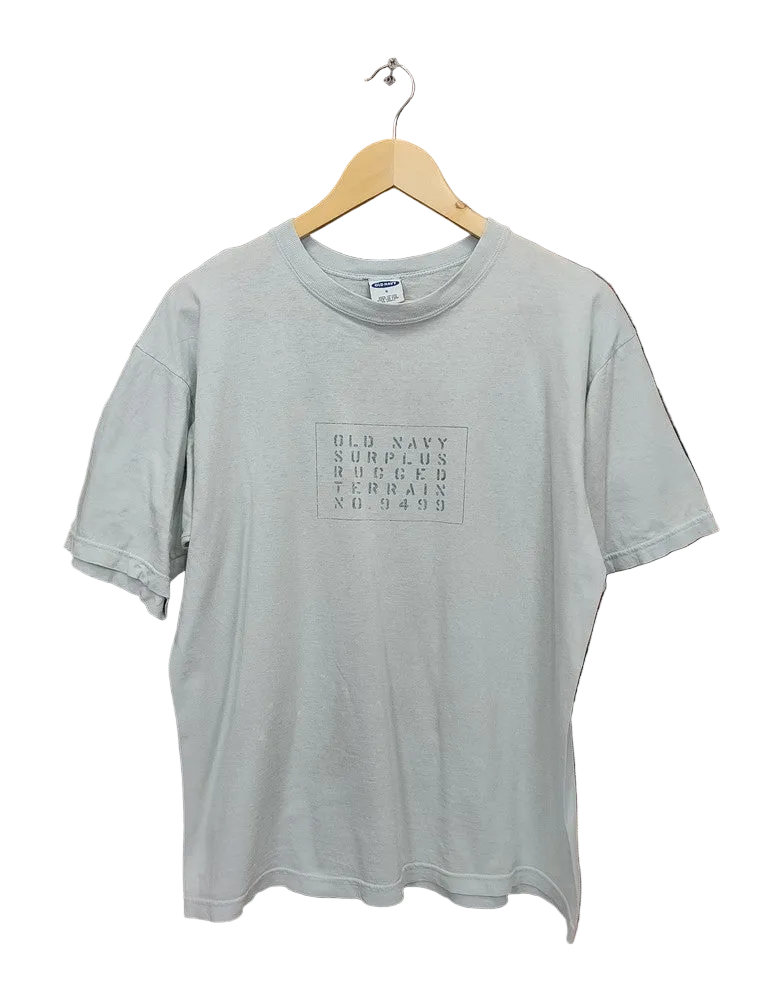 Vintage 90s Old Navy Surplus Rugged Terrain T-Shirt Made in USA Mens M Top Tee
