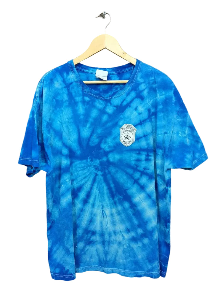 Vintage 2010 Ohio Challenger League Baseball Tie Dye T-Shirt Hanes Heavyweight XL