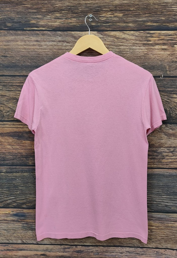 Heavyweight Pink Italian Ice & Candy Edisto Beach T-Shirt Women's Size S Retro