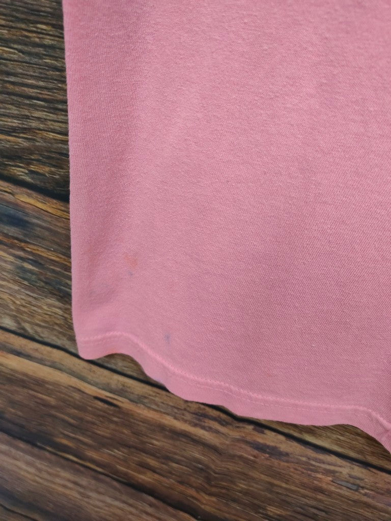Heavyweight Pink Italian Ice & Candy Edisto Beach T-Shirt Women's Size S Retro