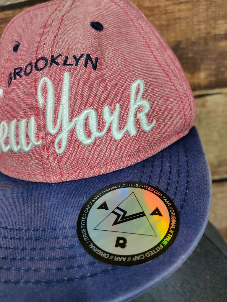 H&M Brooklyn New York Snapback Hat Cap Faded Denim Look Kids Teens