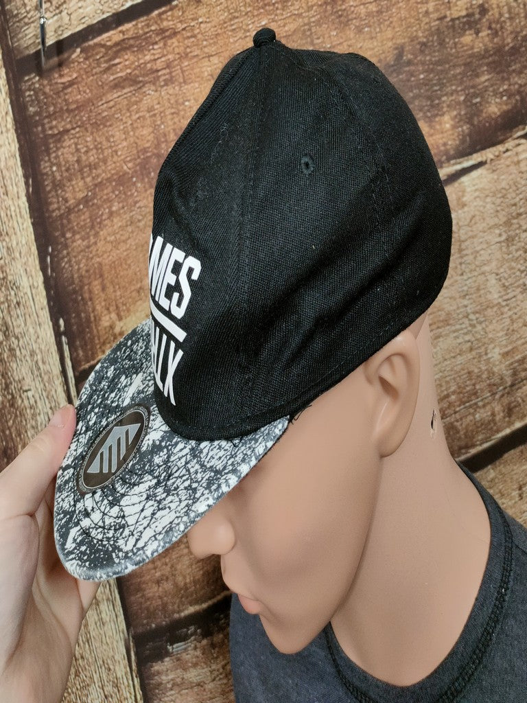 H&m xtrmes snapback cap hat black white splatter visor boys 8-14y+