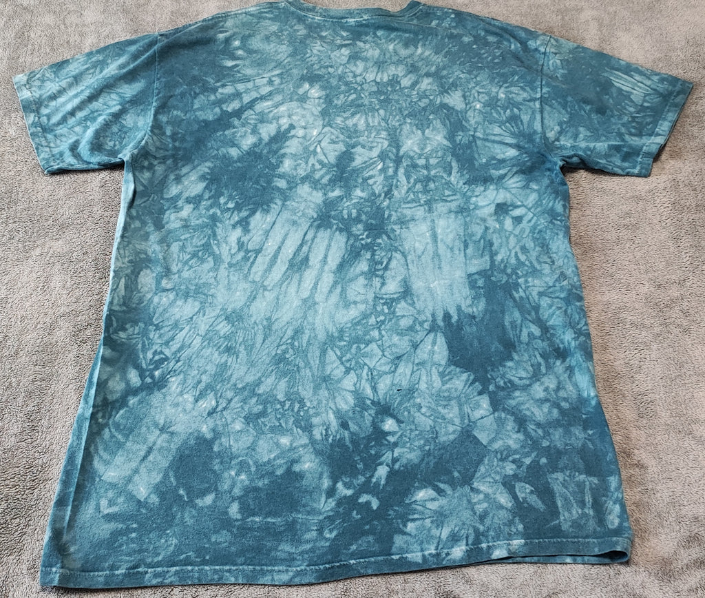 Vintage The Mountain Bulldog Tie Dye T-Shirt Big Face Graphic Men's Size XXL