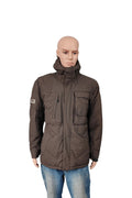 Vintage Helly Hansen Nylon Trim Full Zip Fleece Jacket Brown Men Size Large