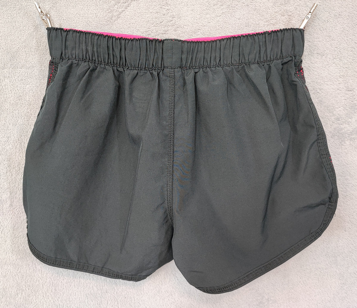 Champion C9 Pink Black Gym Shorts Women Size Small Female Running Workout Mesh