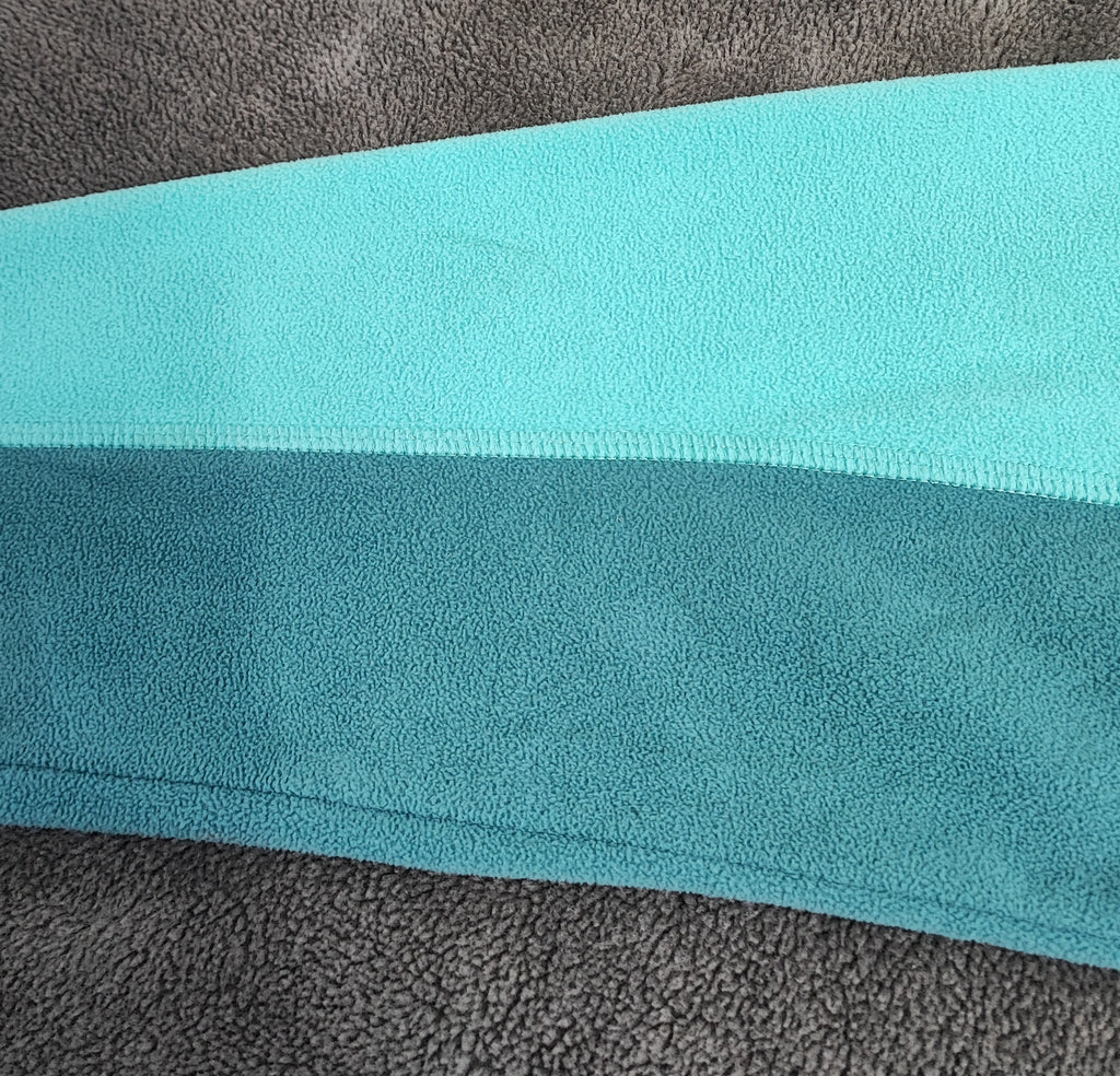 Vintage Berghaus Plain Turquoise Blue Half Zip Fleece Pullover Women UK 12 14