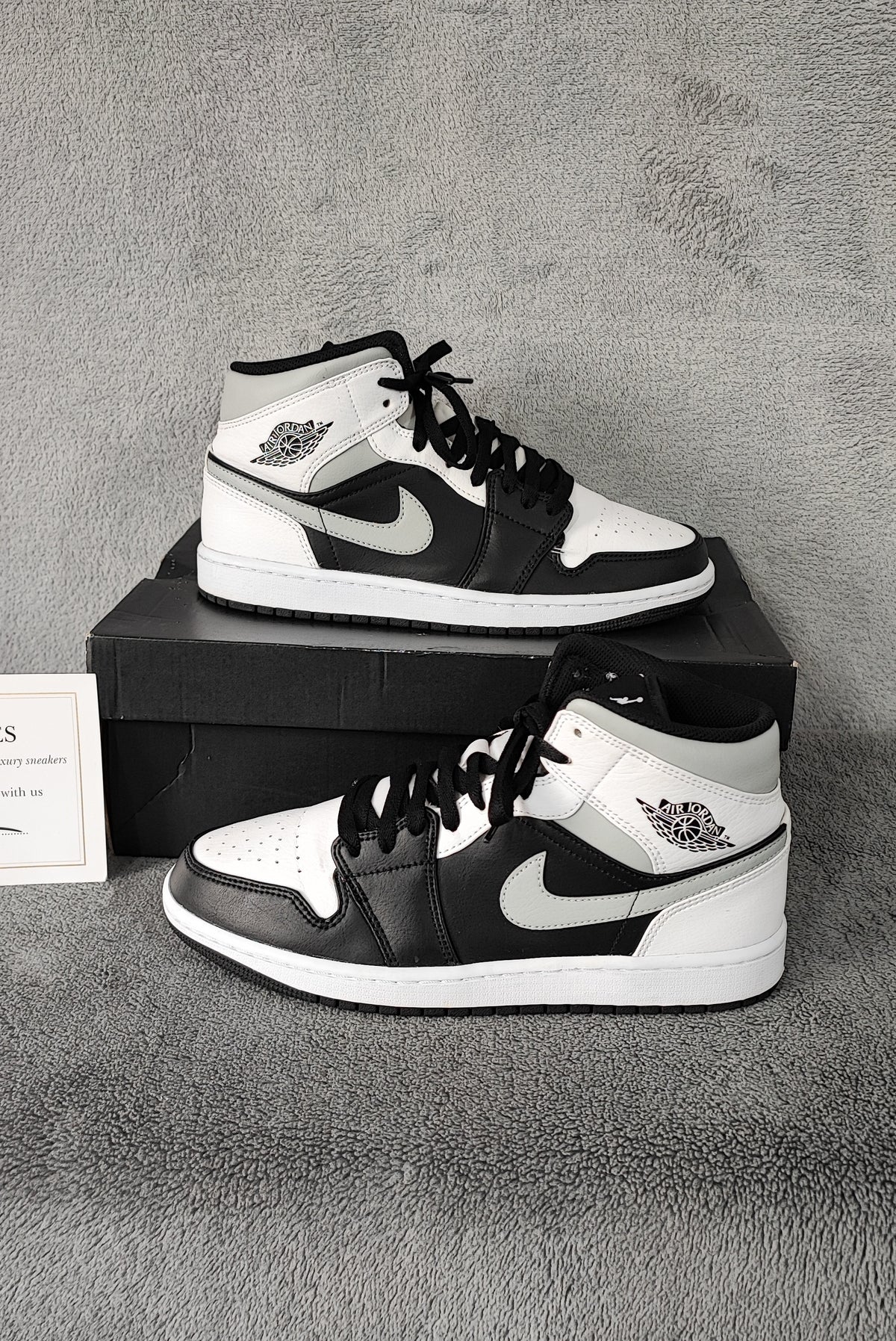 Vintage Nike Air Jordan 1 Mid Mixed Tone Basketball Trainers Shoes Men UK 7.5