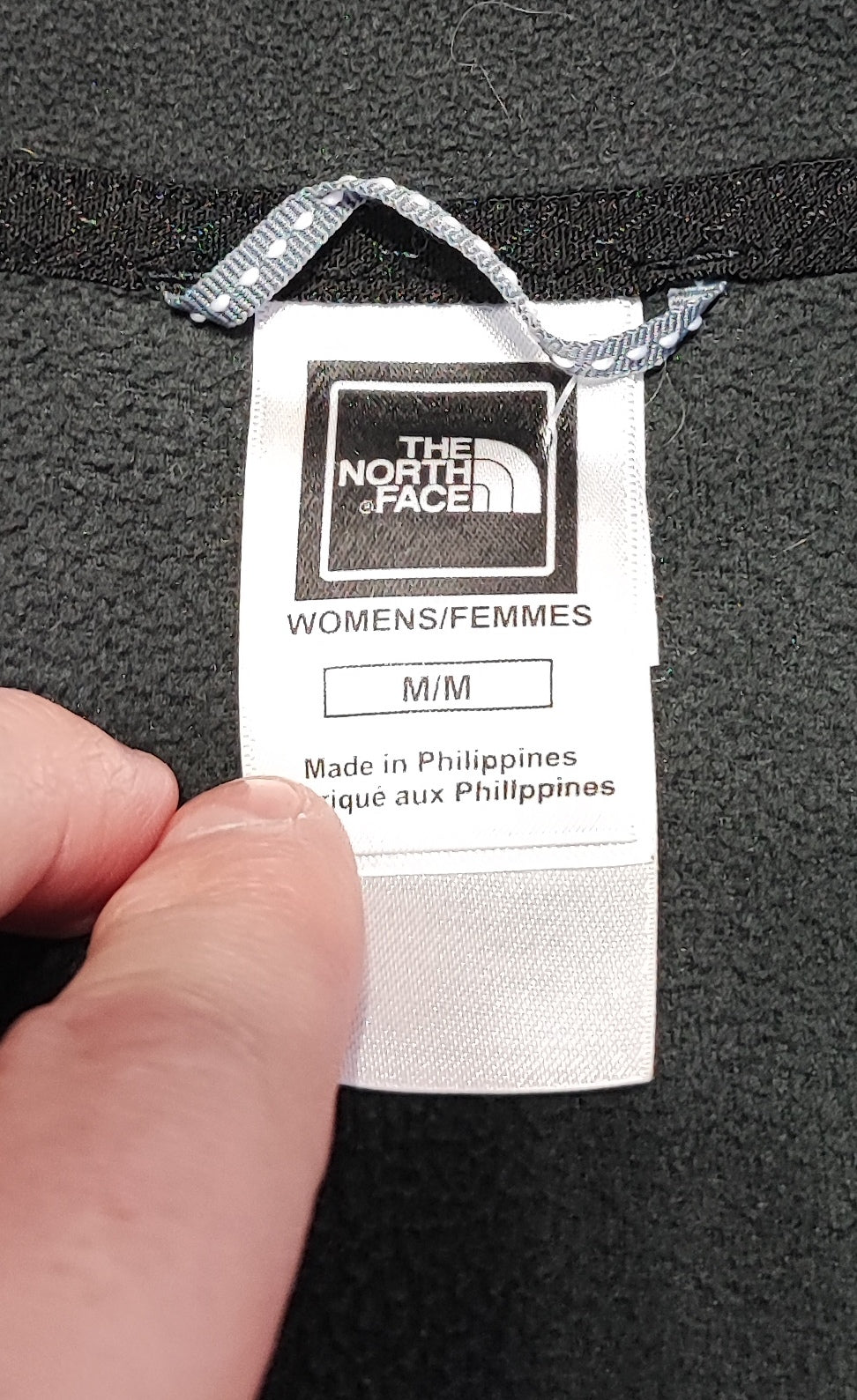 Vintage The North Face Plain Black Half Zip Fleece Pullover Jacket Women Medium