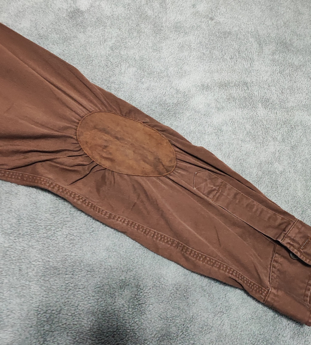 Vintage Polo Ralph Lauren Utility Long Sleeve Shirt Faded Brown Men's Size XL