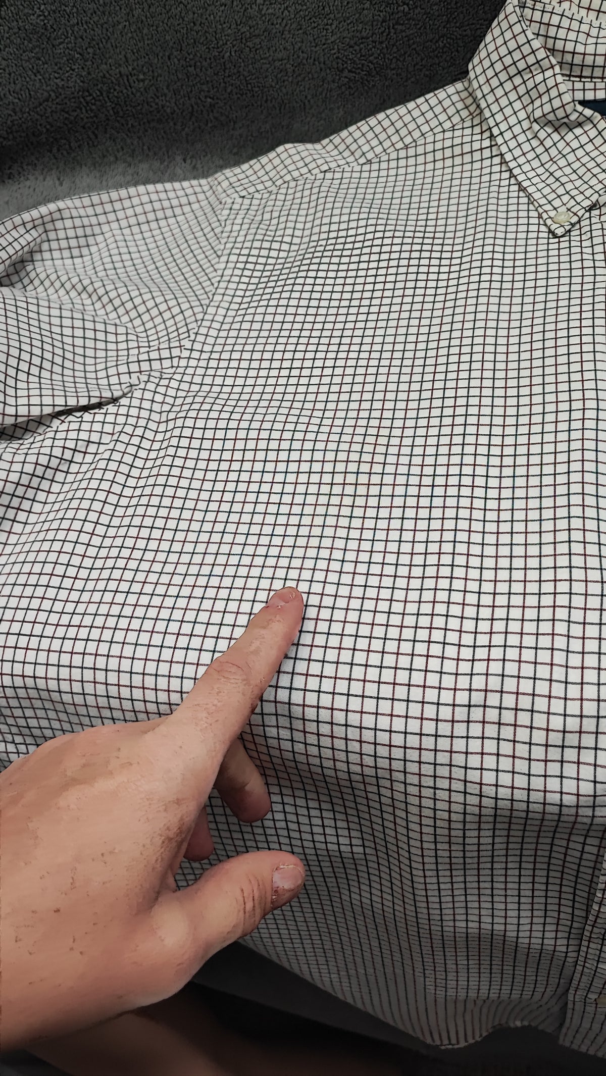 Vintage Polo Ralph Lauren Checked Long Sleeve Plaid Casual Shirt White Men's XL