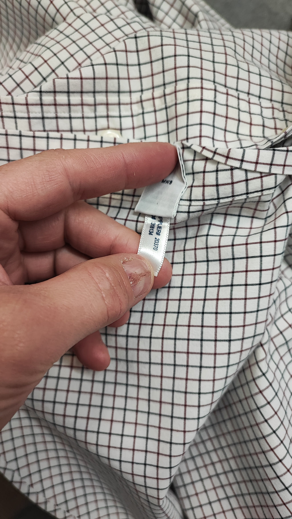 Vintage Polo Ralph Lauren Checked Long Sleeve Plaid Casual Shirt White Men's XL