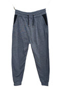 Vintage Cedarwood State Plain Blue Elastic Drawstring Bottoms Joggers Size M