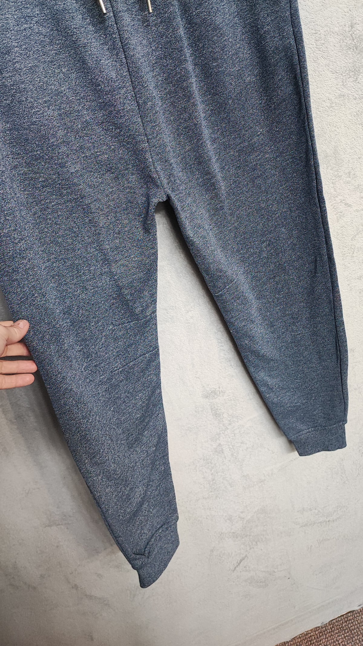 Vintage Cedarwood State Plain Blue Elastic Drawstring Bottoms Joggers Size M