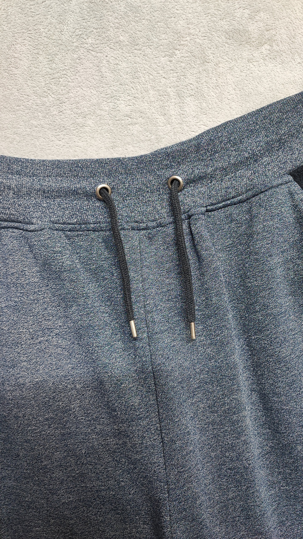 Vintage Cedarwood State Plain Blue Elastic Drawstring Bottoms Joggers Size M