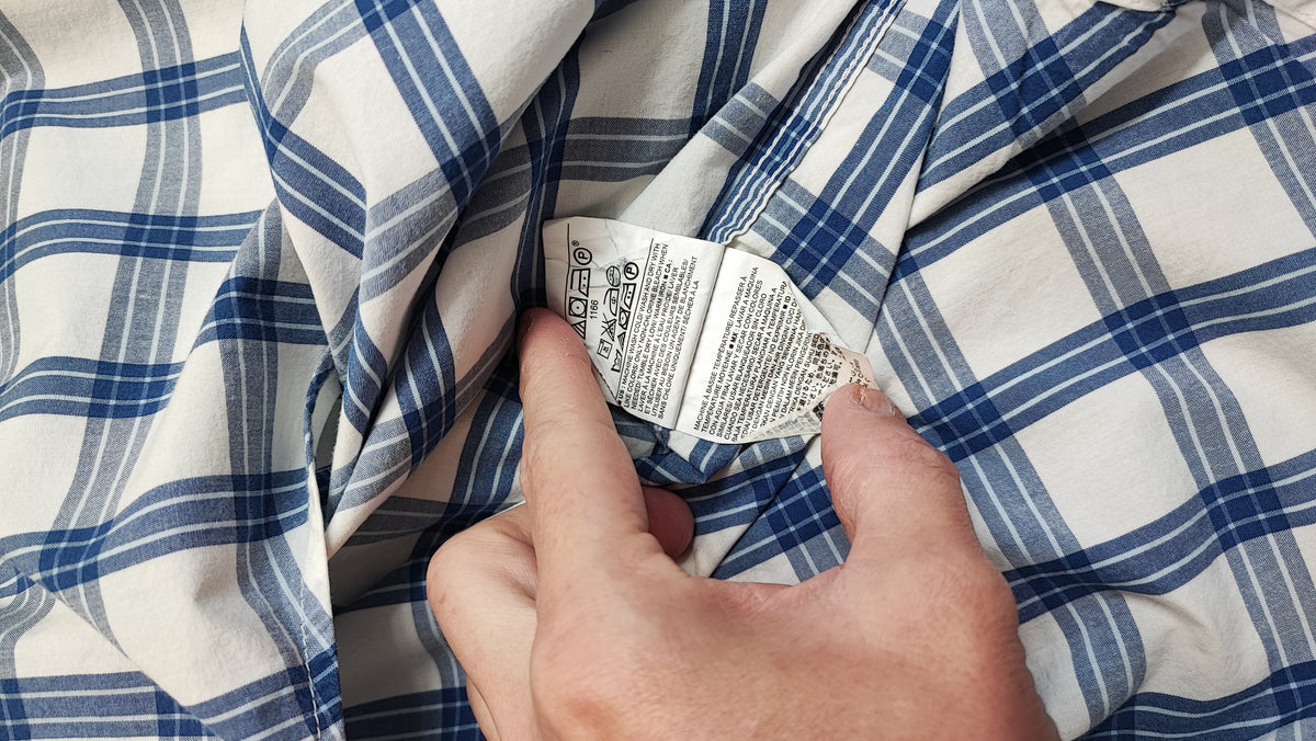 Vintage Old Navy Checked Long Sleeve Plaid Grunge Casual Shirt Blue Men's Large