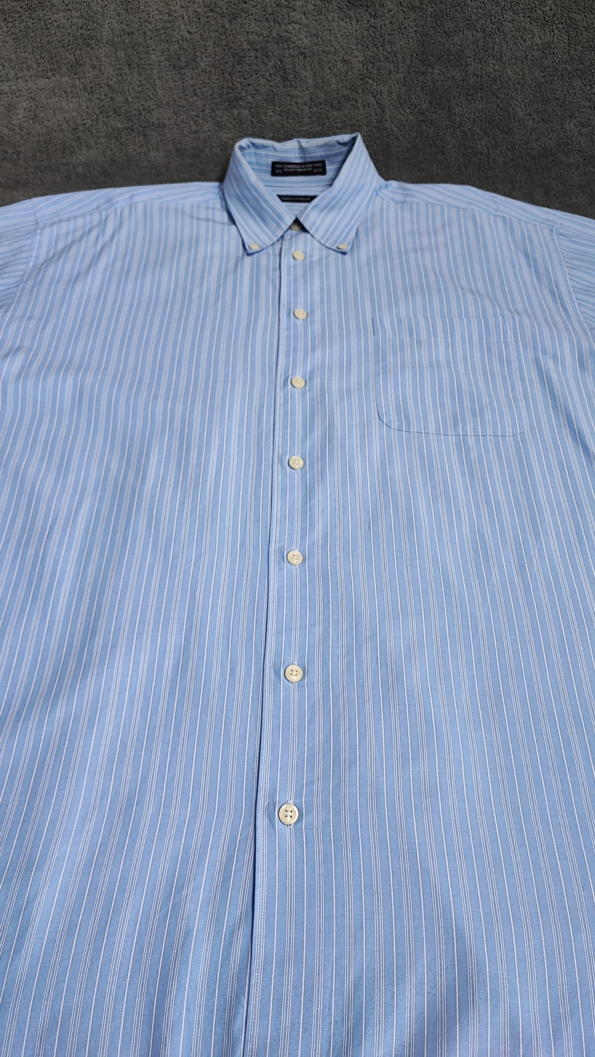 Vintage Nautica Striped Long Sleeve Shirt Blue White Men's Size XXL