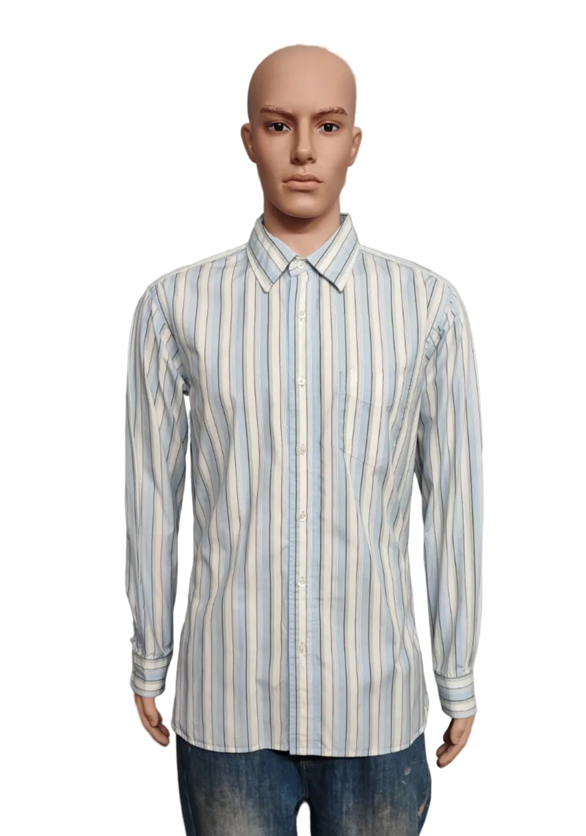 Vintage Gap Checked Long Sleeve Plaid Flannel Grunge Shirt Blue Men Size XL