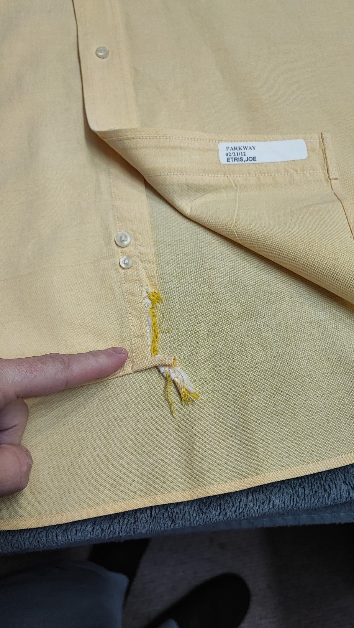 Vintage Chaps Plain Long Sleeve Button Down Shirt Pale Yellow Men Size XXL