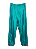 Vintage Columbia Plain Green Ankle Zip Tracksuit Bottoms Joggers Men Size Medium