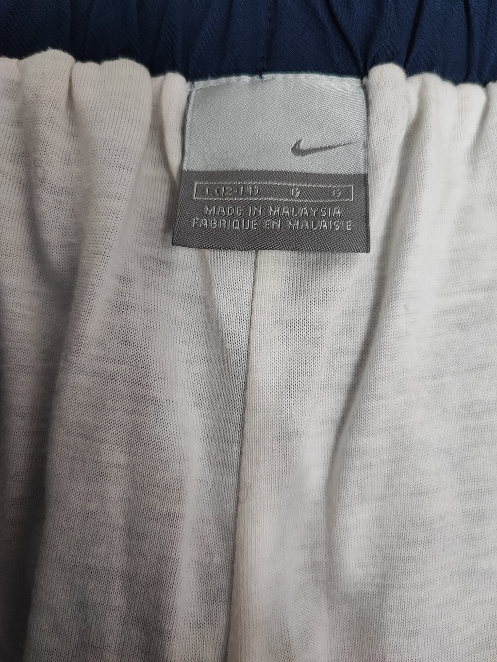 Vintage Nike Shiny Blue Tracksuit Bottoms Joggers Women Size 12 14 Men Medium