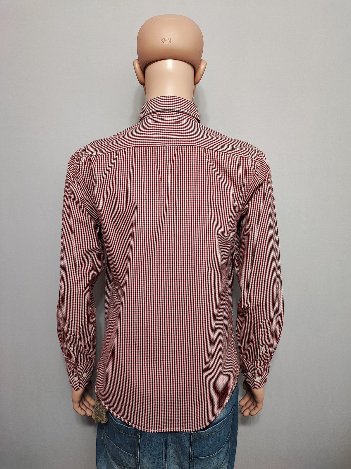 Vintage Old Navy Checked Long Sleeve Plaid Grunge Casual Shirt Red Men's Large