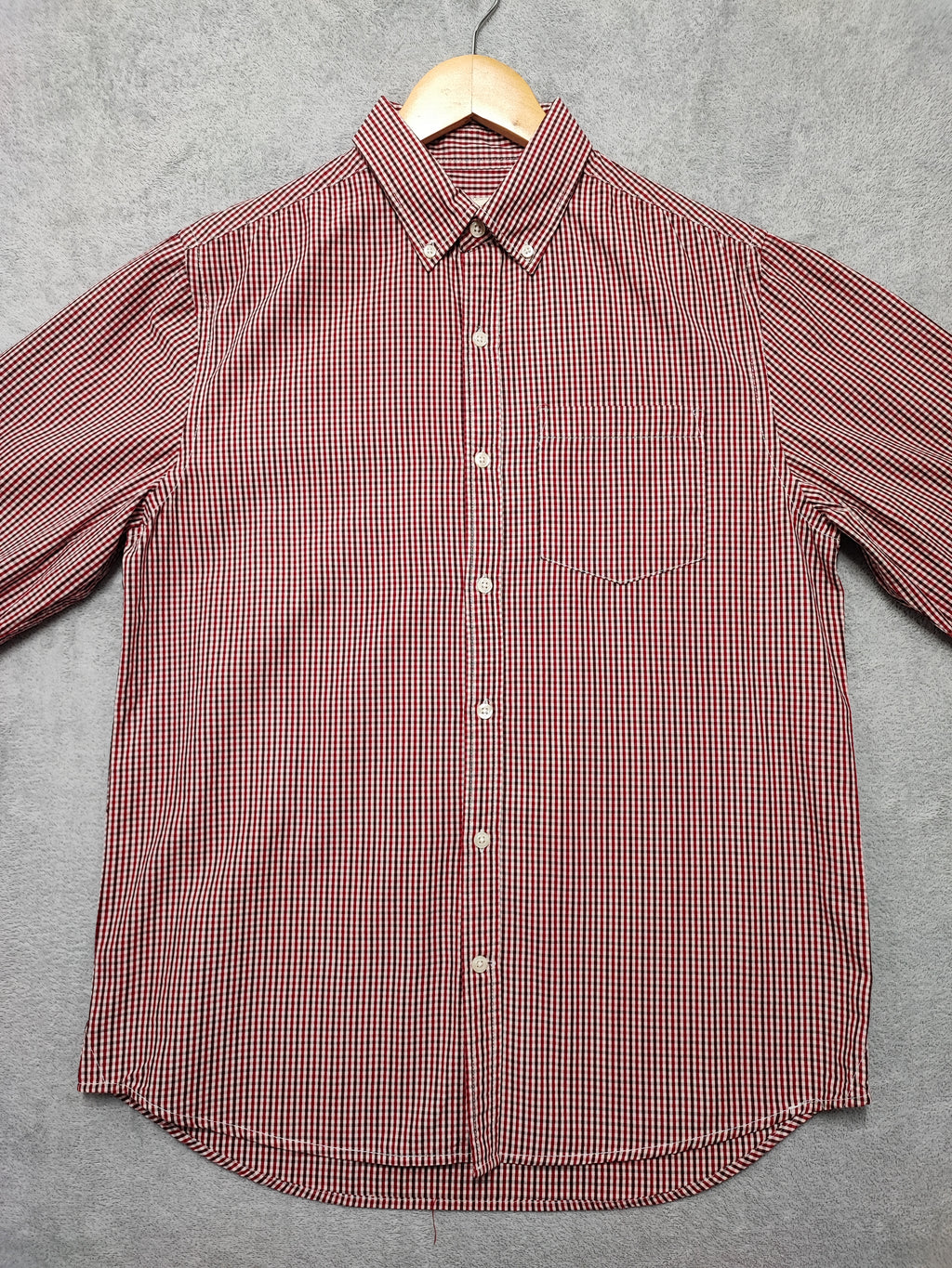 Vintage Old Navy Checked Long Sleeve Plaid Grunge Casual Shirt Red Men's Large