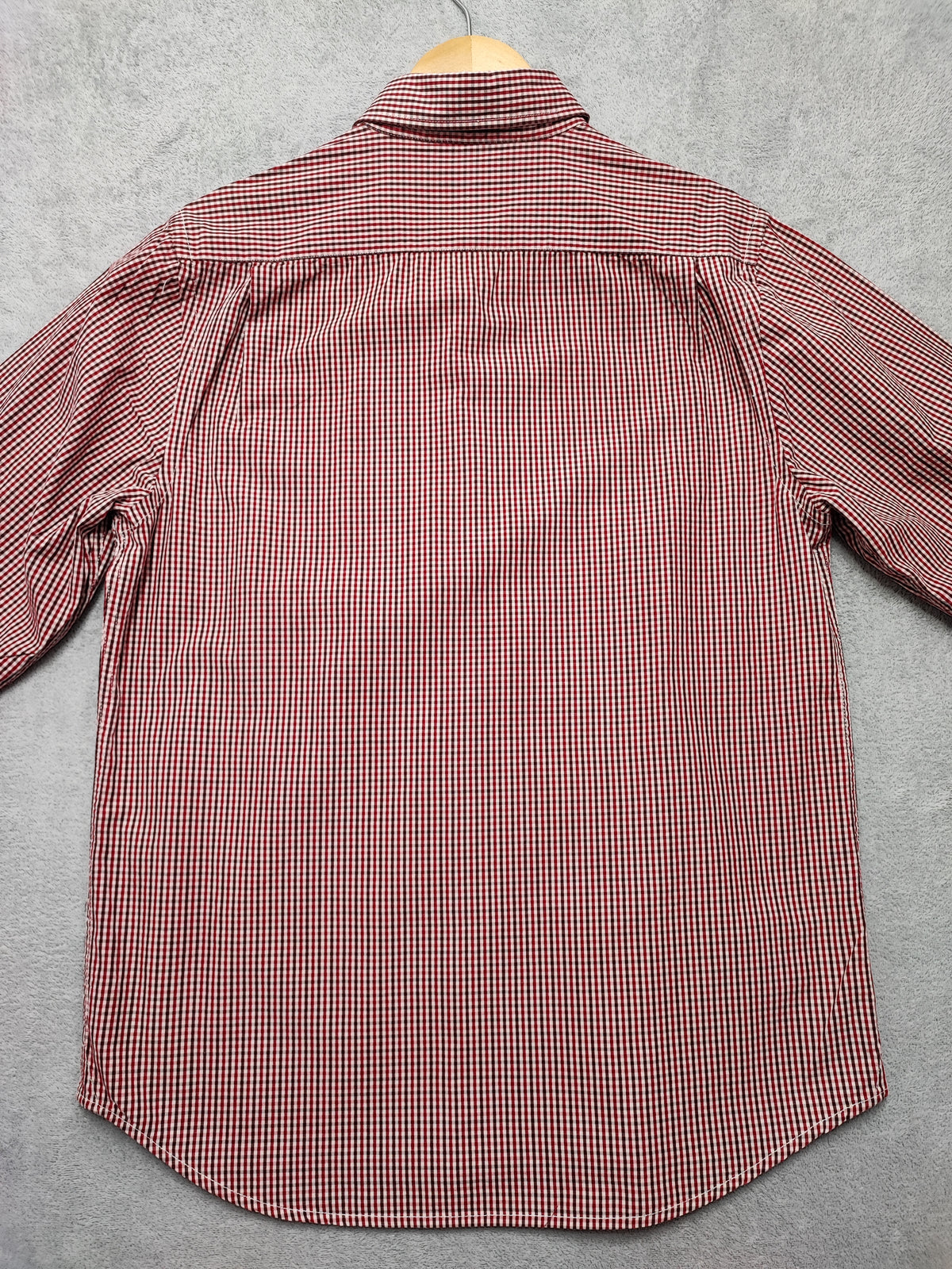 Vintage Old Navy Checked Long Sleeve Plaid Grunge Casual Shirt Red Men's Large