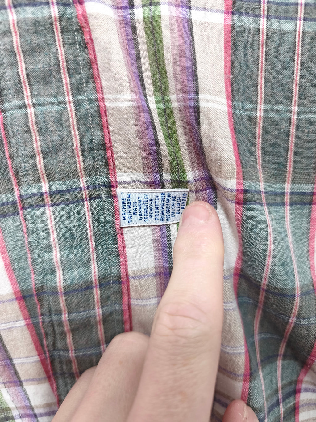 Vintage Polo Ralph Lauren Yarmouth Checked Long Sleeve Shirt Red Men's Size XL