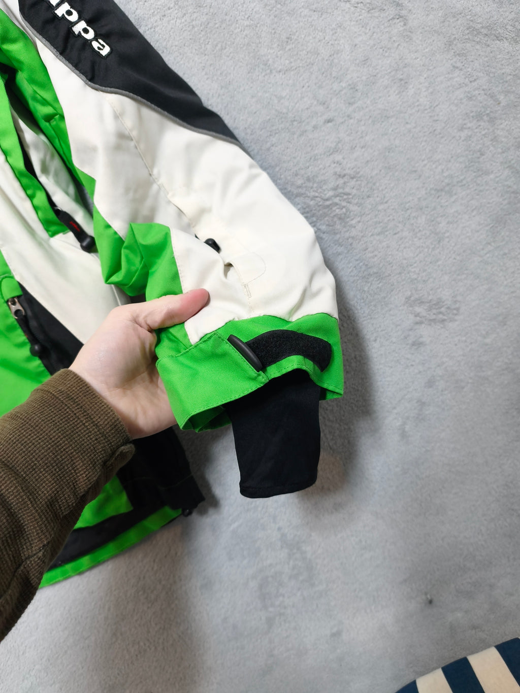 Vintage Kappa Gara Series Banda Logo Track Jacket Coat Green Men Size Large