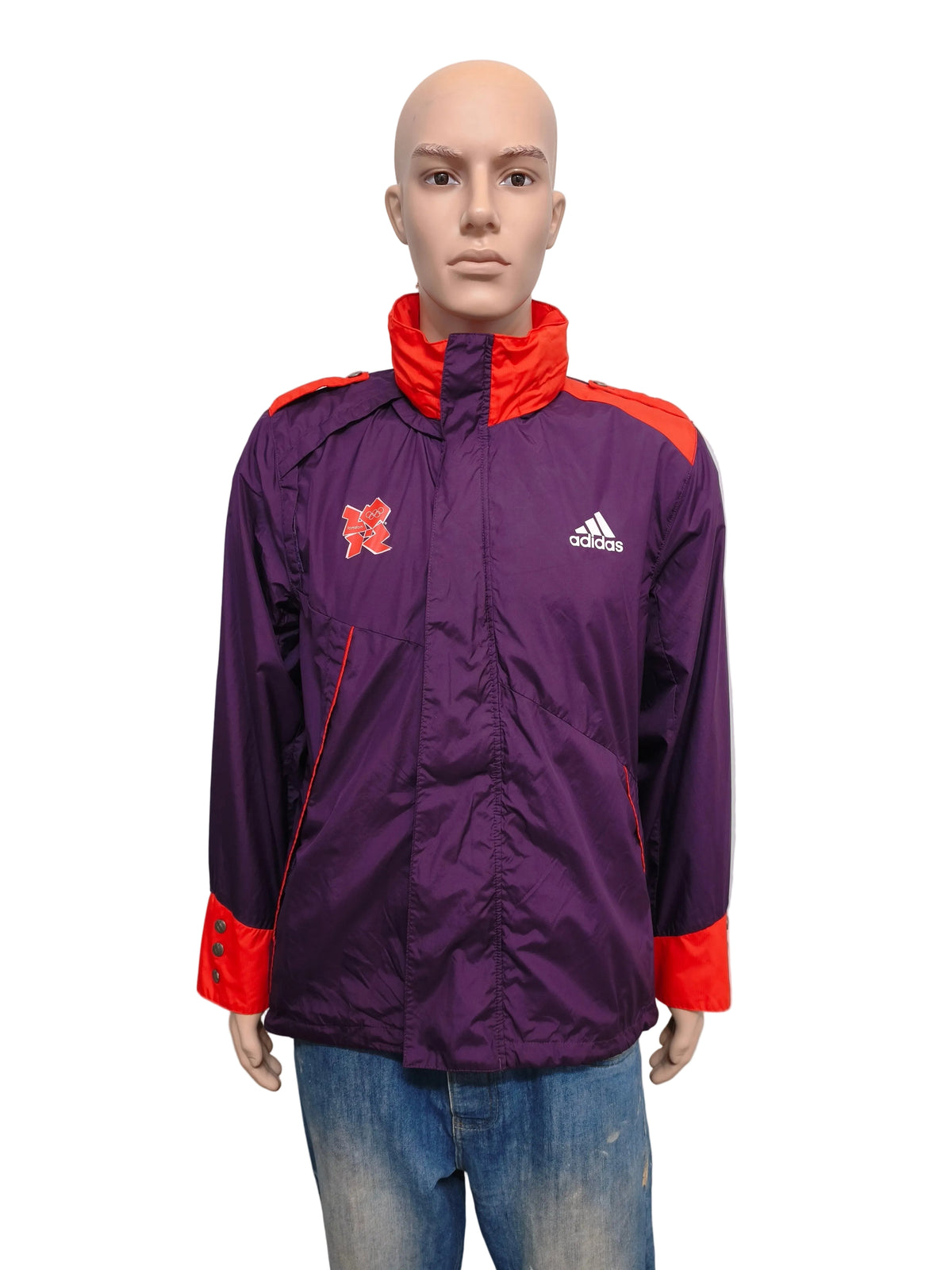 Vintage Adidas London 2012 Olympic Games Maker Volunteer Track Jacket Men Size M