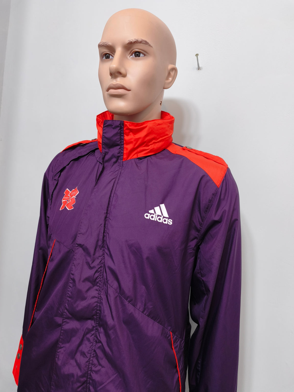 Vintage Adidas London 2012 Olympic Games Maker Volunteer Track Jacket Men Size M