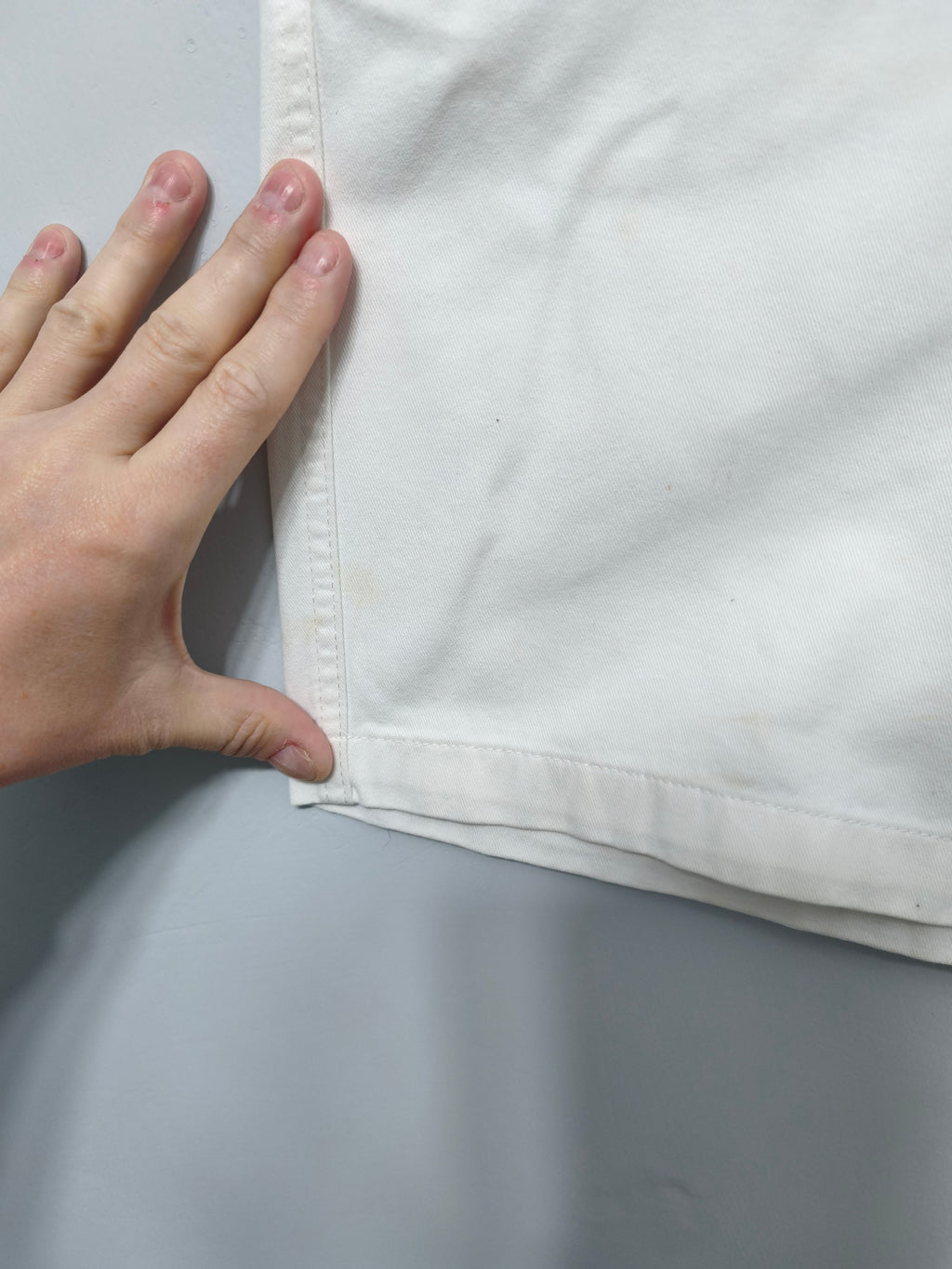 Vintage Chaps Chino Shorts White Preppy Summer Smart Casual 29W