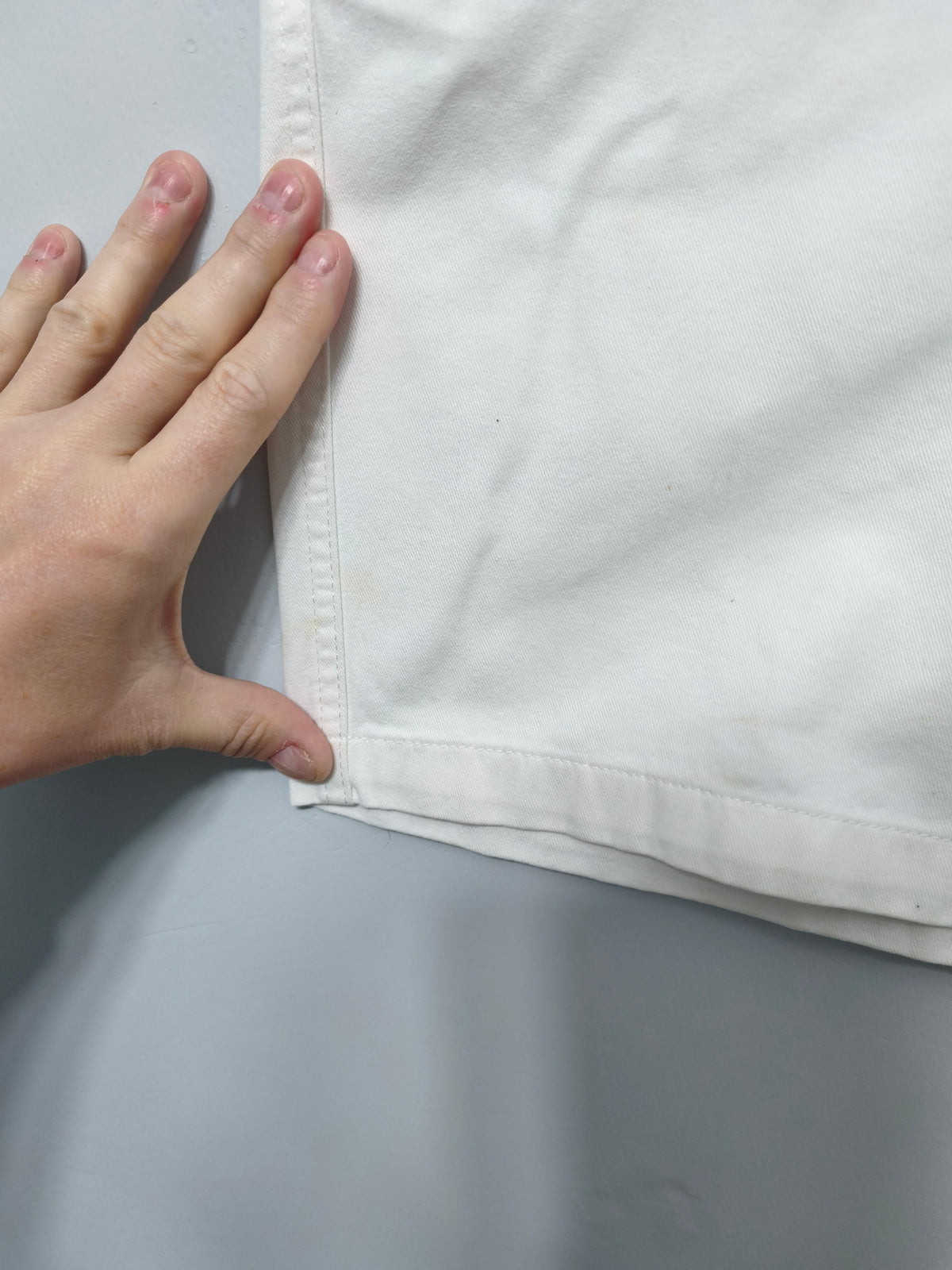 Vintage Chaps Chino Shorts White Preppy Summer Smart Casual 29W