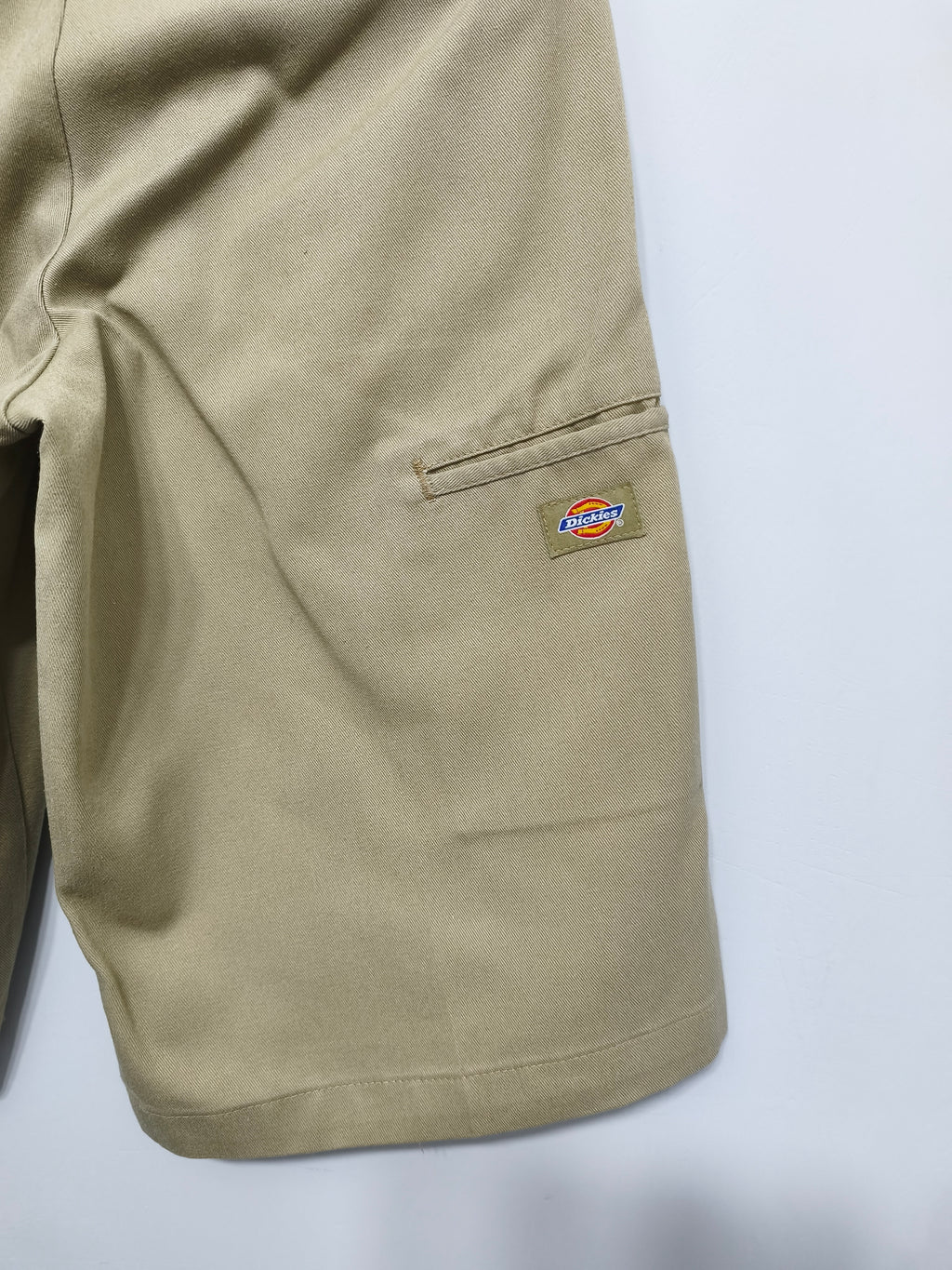 Vintage Dickies Workwear Shorts Khaki Sand 90s Skater Indie Baggy 26W