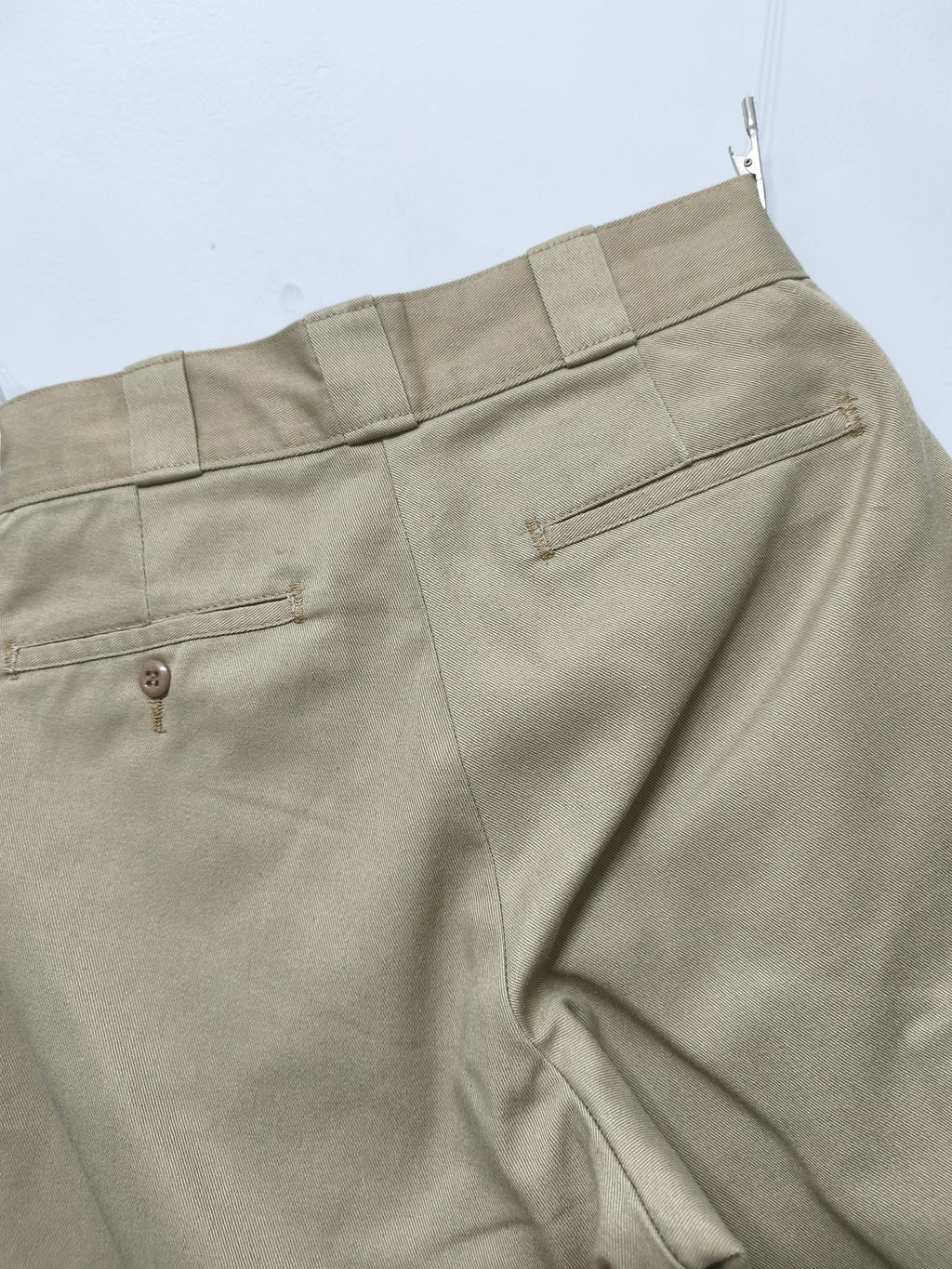 Vintage Dickies Workwear Shorts Khaki Sand 90s Skater Indie Baggy 26W