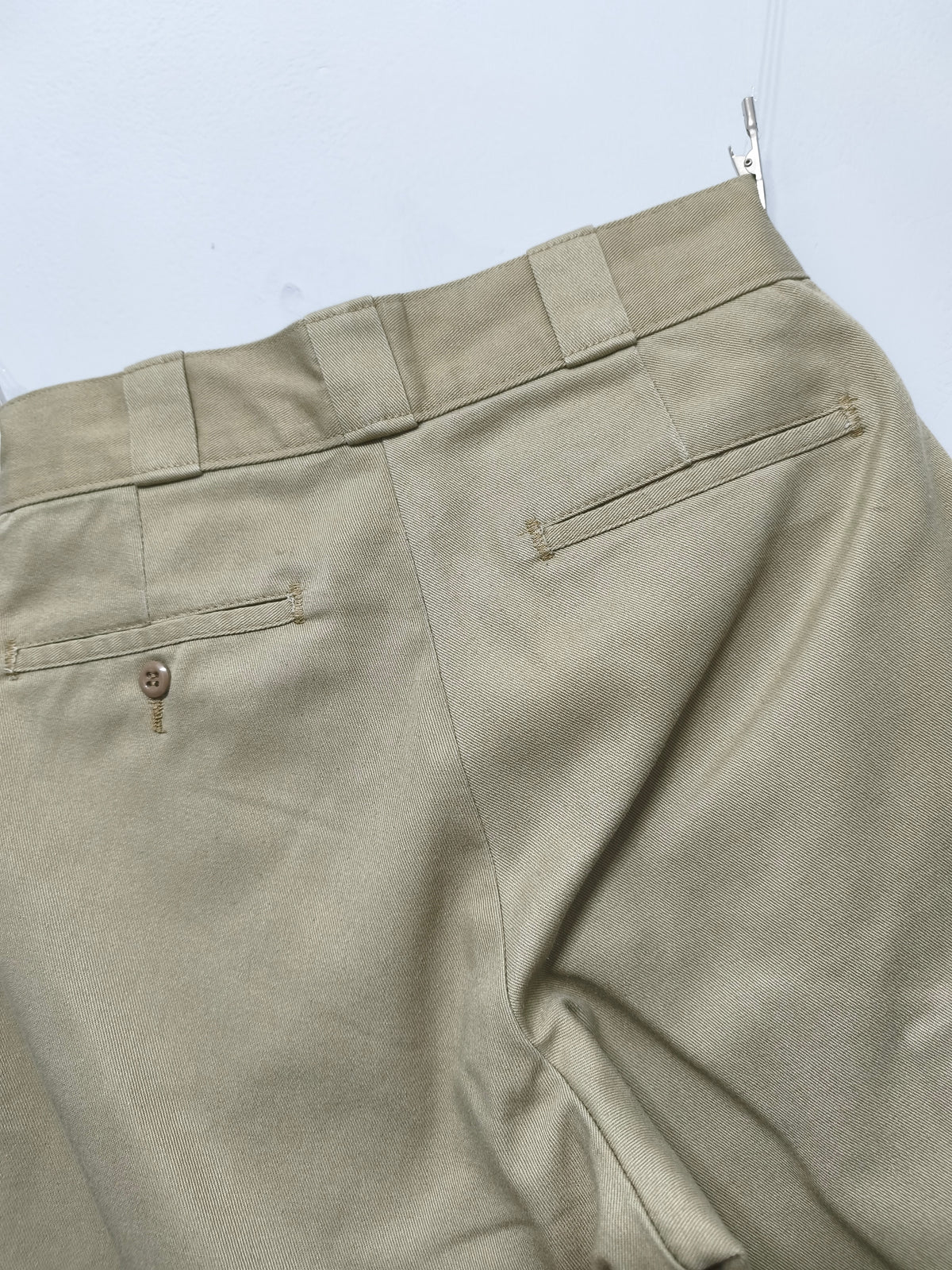 Vintage Dickies Workwear Shorts Khaki Sand 90s Skater Indie Baggy 26W