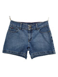 Vintage Tommy Hilfiger Double Button Mid Blue Denim Jorts Shorts Y2K 00s W32