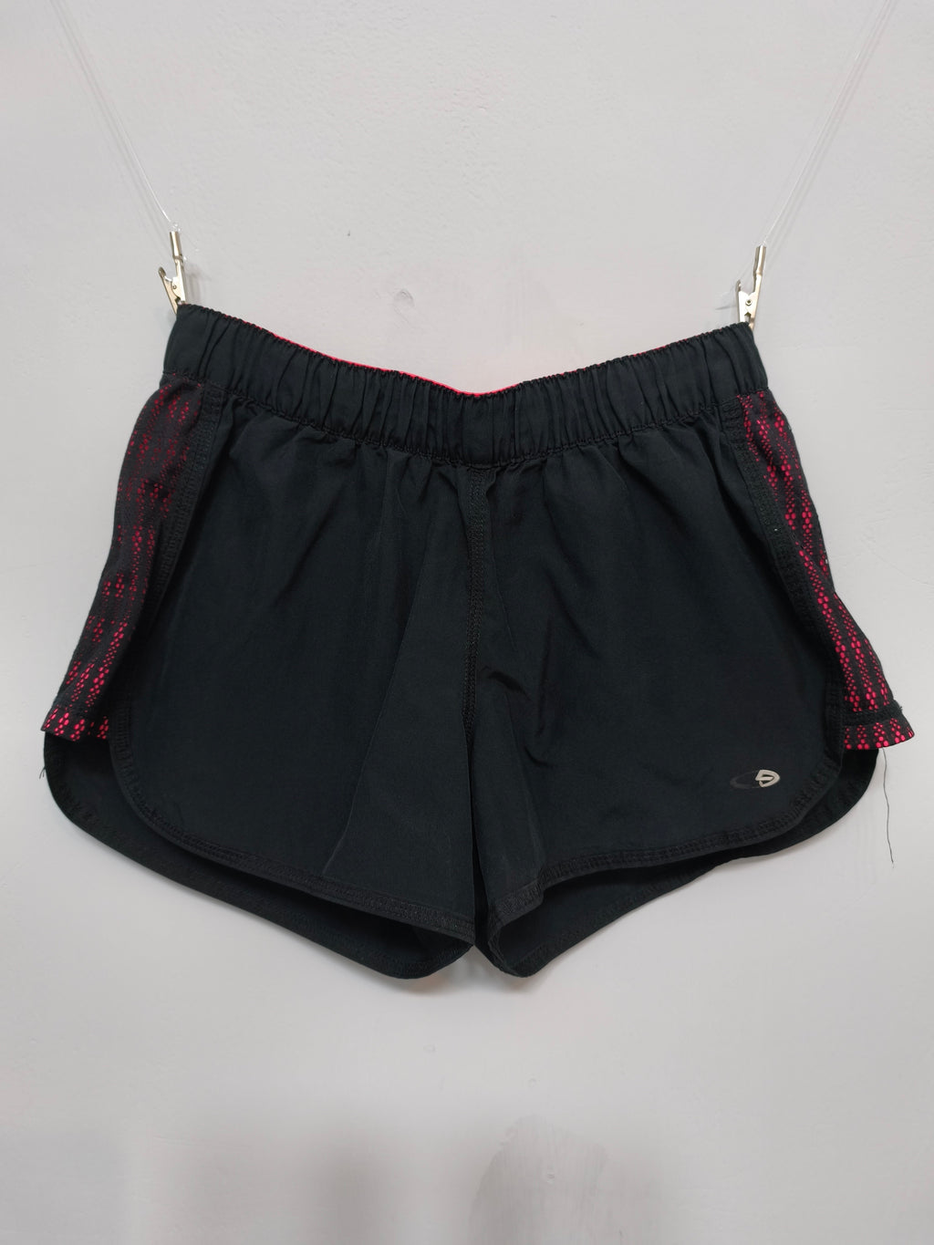 Champion C9 Pink Black Gym Shorts Women Size Small Female Running Workout Mesh