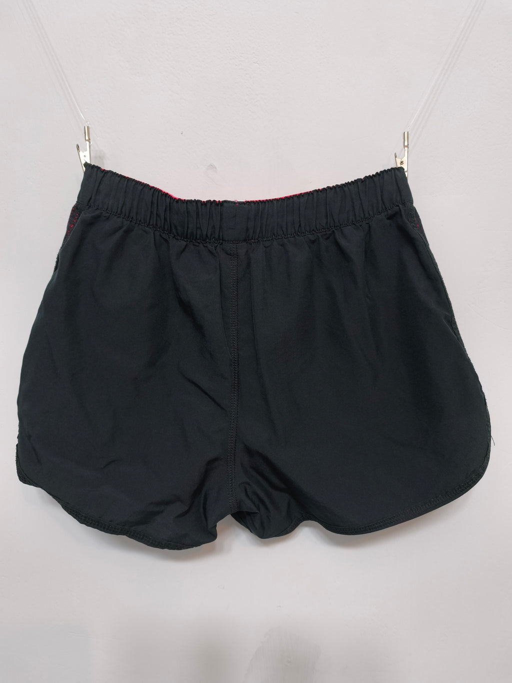Champion C9 Pink Black Gym Shorts Women Size Small Female Running Workout Mesh